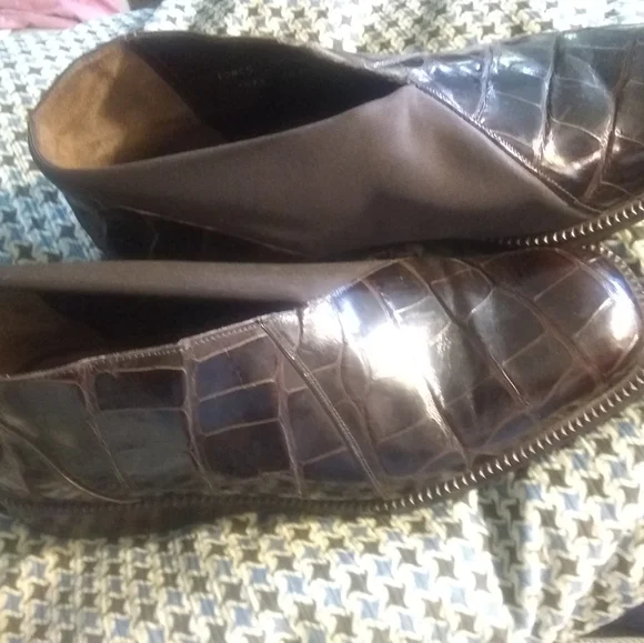 New ! Paolo De Marco Genuine Alligator ankle boots sz.10.5 priced to sell Paolo De Marco Chukka Boots Genuine Alligator Black Men main image 2